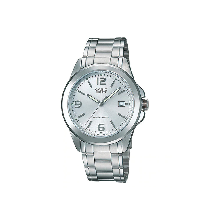 Casio MTP-1215A-7ADF Analog  Silver Stainless Steel Strap Watch For Men