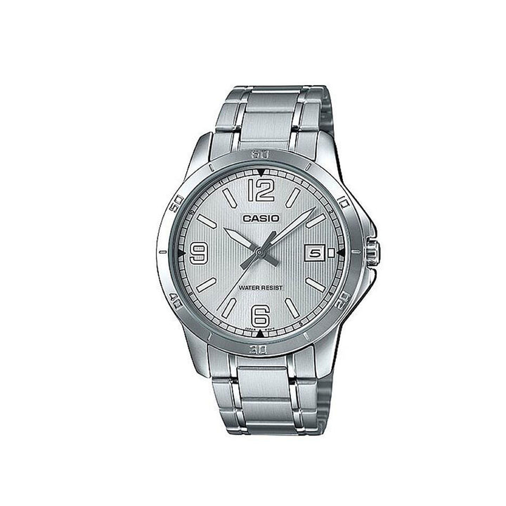 Casio MTP-V004D-7B2UDF Analog Silver Stainless Steel Strap Watch For Men