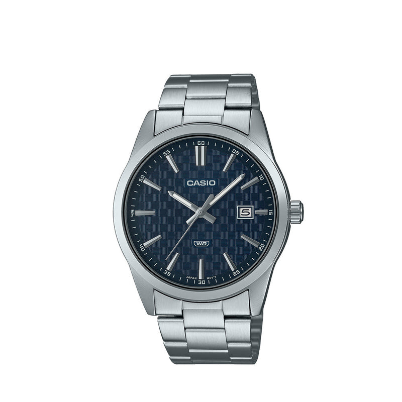 Casio MTP-VD03D-7AUDF Analog Silver Stainless Steel Strap