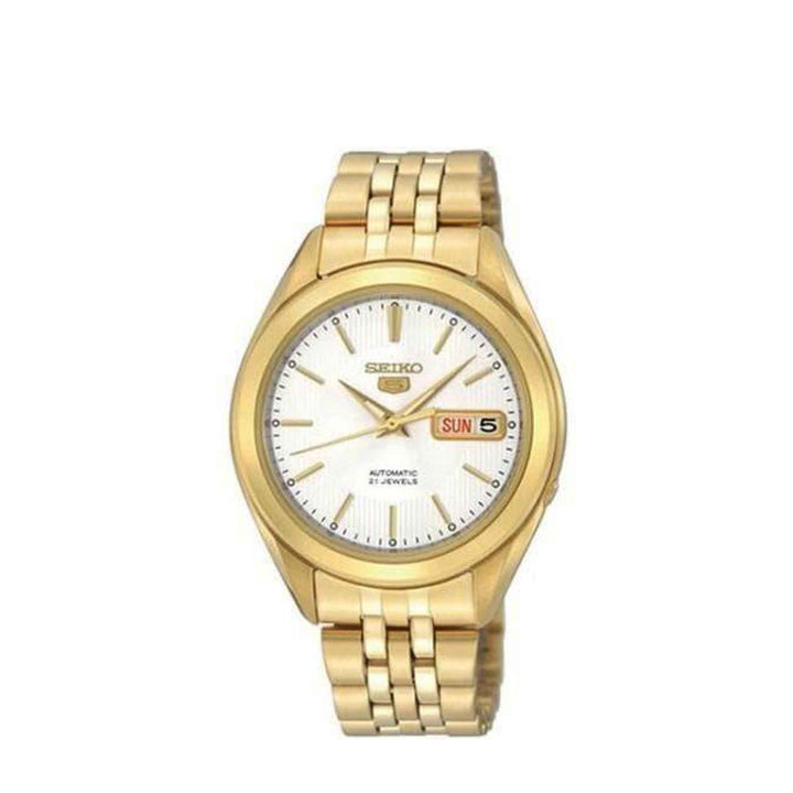 Seiko 5 SNKL26K1 Automatic Gold Stainless Steel Strap Watch For Men