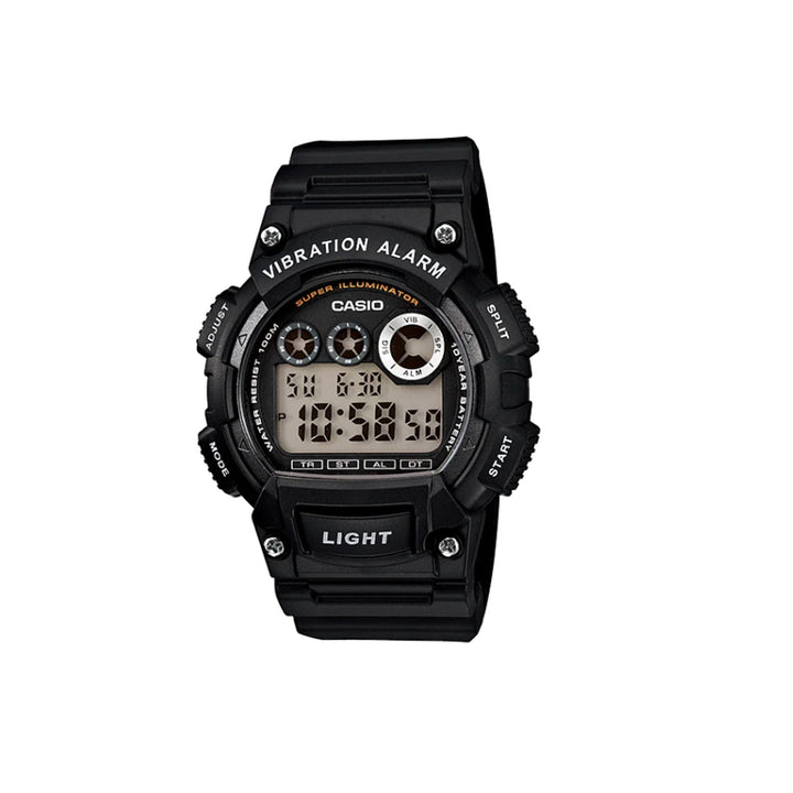 Casio W-735H-1AVDF Standard Digital Black Resin Strap Watch For Men