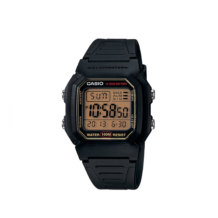 Casio W-800HG-9AVDF Black Digital Resin Strap Watch For Men