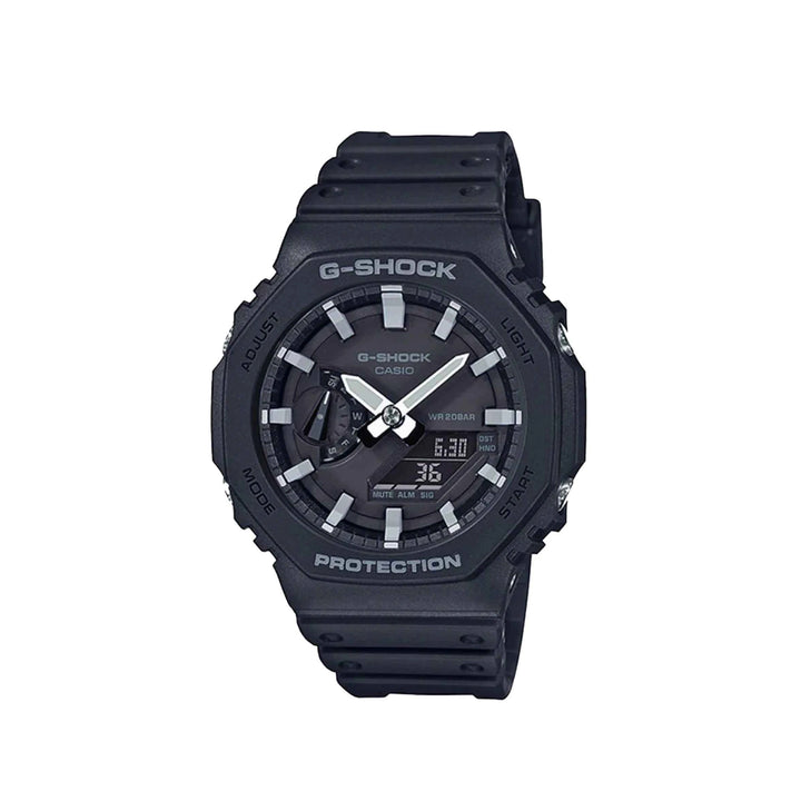 Casio G-Shock GA-2100-1ADR Black Analog Digital Resin Strap Watch For Men