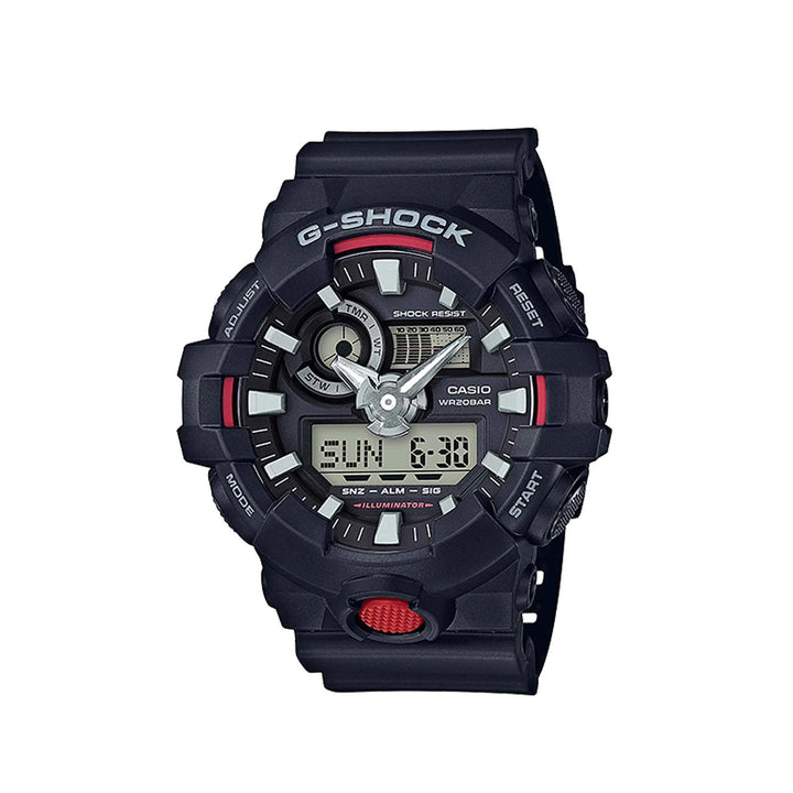 Casio G-Shock GA-700-1AHDR Black Analog Digital Resin Strap Watch For Men