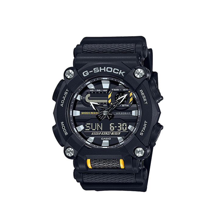 Casio G-Shock GA-900-1ADR Analog Digital Black Resin Strap Watch For Men