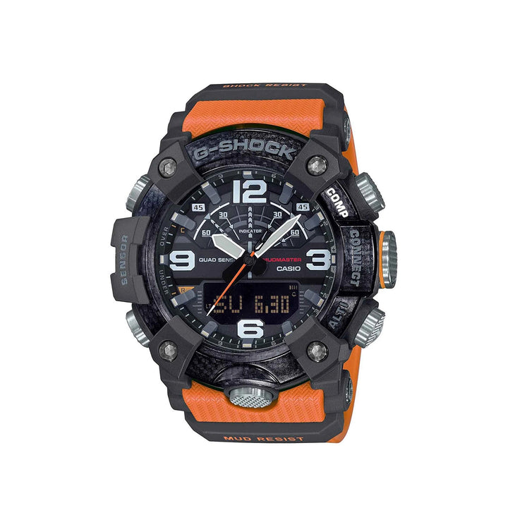 Casio G-Shock GG-B100-1A9DR Orange Analog Digital Resin Strap Watch For Men