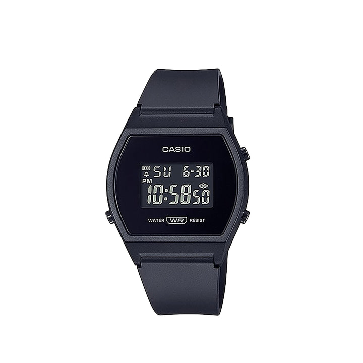 Casio LW-204-1BDF Standard Digital Black Resin Strap Watch For Women