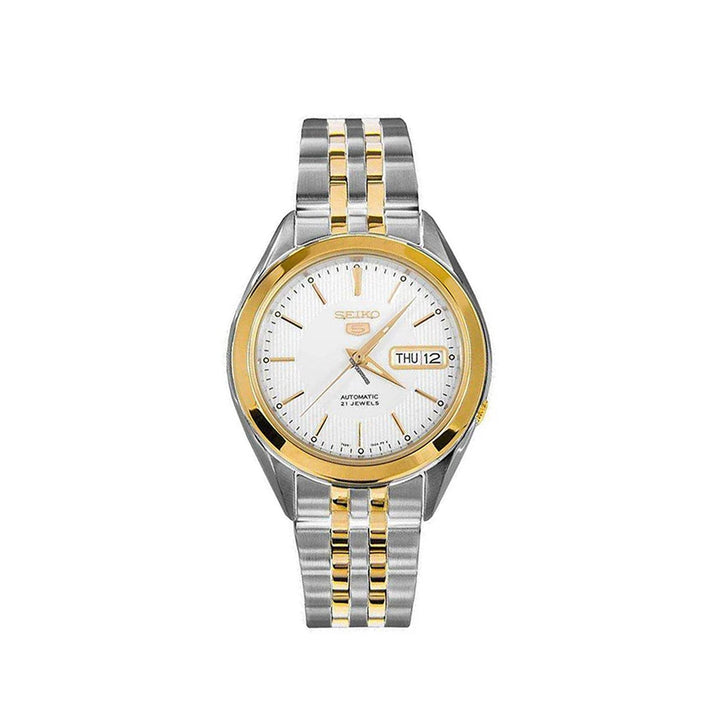 Seiko 5 SNKL24K1 Basic Automatic Two Tone Stainless Steel Strap Watch For Men