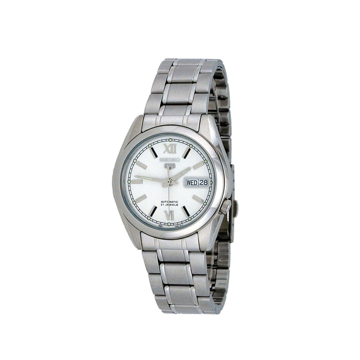 Seiko 5 SNKL51K1 Silver Automatic Stainless Steel Strap Watch For Men