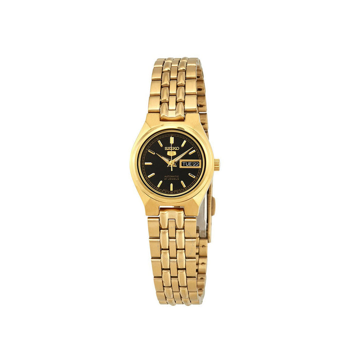 Seiko 5 SYMA06K1 Gold Automatic Stainless Steel Strap Watch For Women