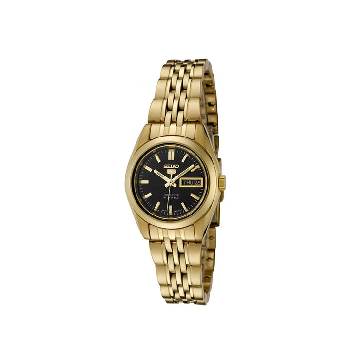 Seiko 5 SYMA40K1 Basic Automatic Gold Stainless Steel Strap Watch For Women