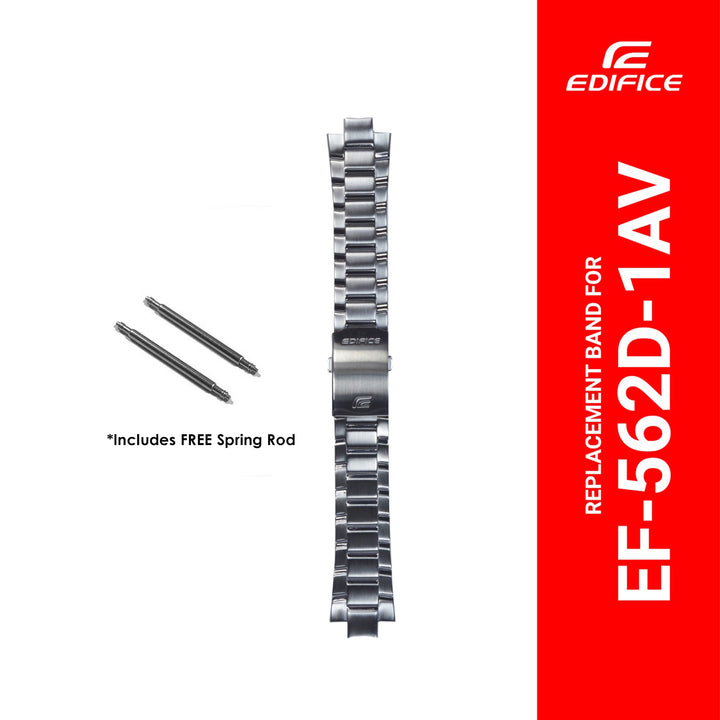 Casio Edifice (10373132) Genuine Factory Replacement Stainless Steel Band